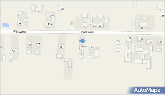 Parczew, Parczew, 32, mapa Parczew