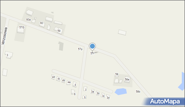 Parczew, Parczew, 57r, mapa Parczew