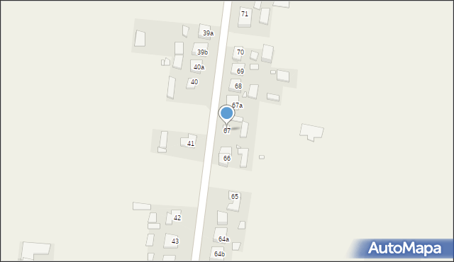 Parczew, Parczew, 67, mapa Parczew