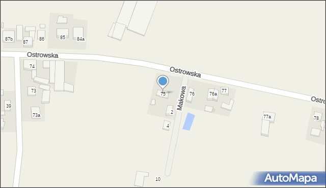 Parczew, Parczew, 75, mapa Parczew