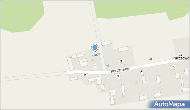 Parczowce, Parczowce, 31a, mapa Parczowce