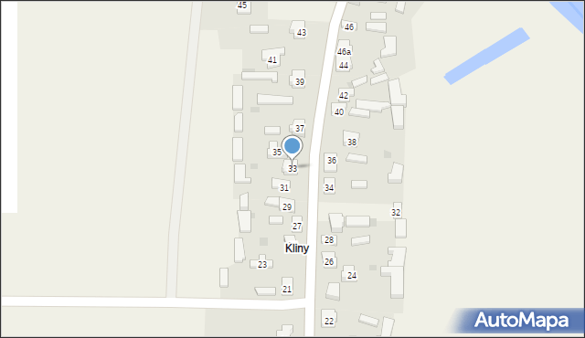 Parczówek, Parczówek, 33, mapa Parczówek