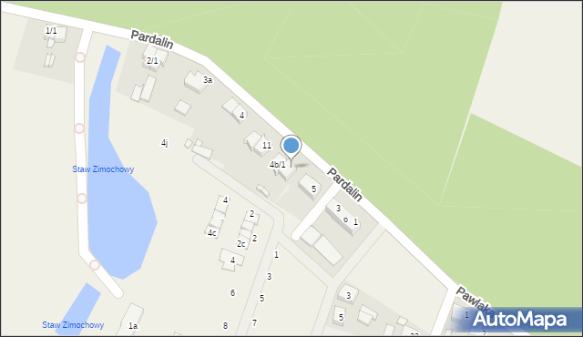 Pardalin, Pardalin, 7, mapa Pardalin