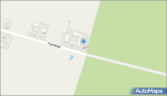 Pardelak, Pardelak, 12a, mapa Pardelak