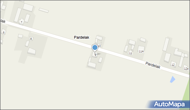 Pardelak, Pardelak, 9, mapa Pardelak