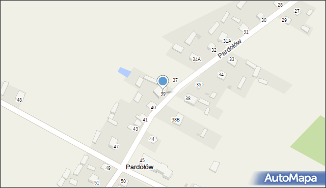 Pardołów, Pardołów, 39, mapa Pardołów