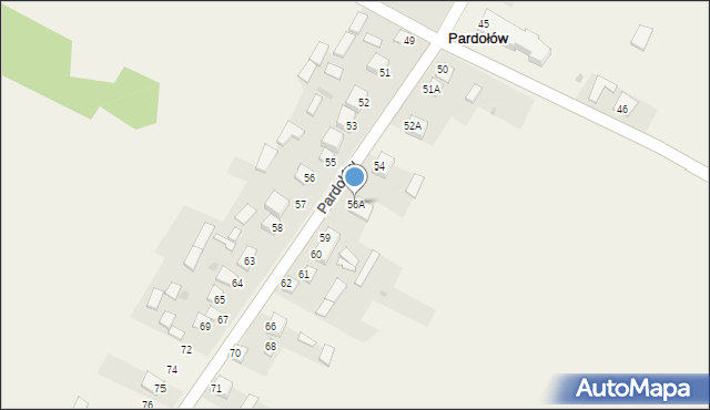 Pardołów, Pardołów, 56A, mapa Pardołów