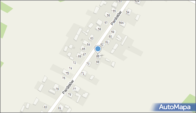 Pardołów, Pardołów, 66, mapa Pardołów