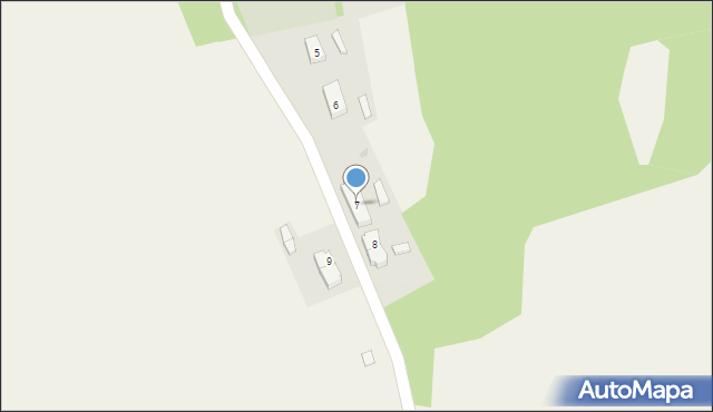 Pargowo, Pargowo, 7, mapa Pargowo