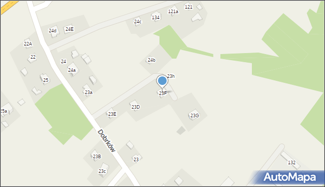 Parkosz, Parkosz, 23F, mapa Parkosz