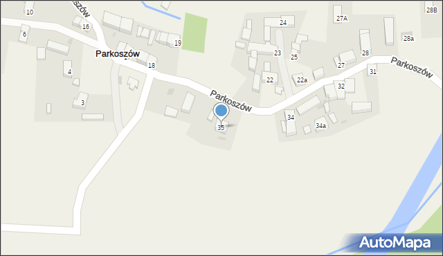 Parkoszów, Parkoszów, 35, mapa Parkoszów