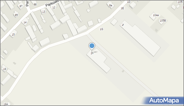 Parkowo, Parkowo, 1h, mapa Parkowo