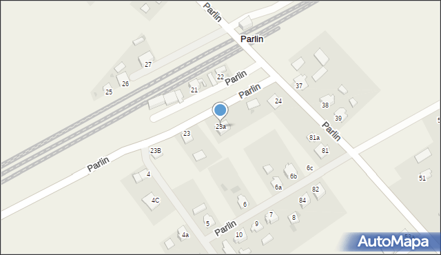 Parlin, Parlin, 23a, mapa Parlin