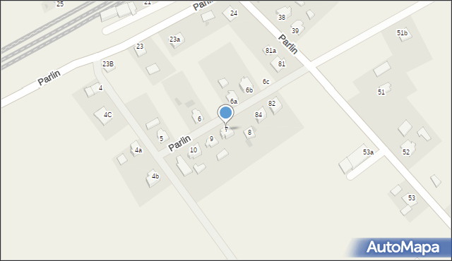 Parlin, Parlin, 7, mapa Parlin