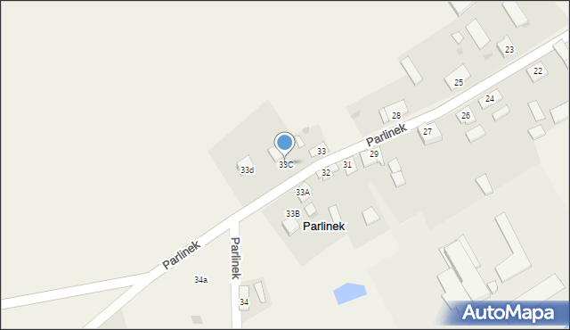 Parlinek, Parlinek, 33C, mapa Parlinek