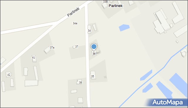 Parlinek, Parlinek, 36, mapa Parlinek