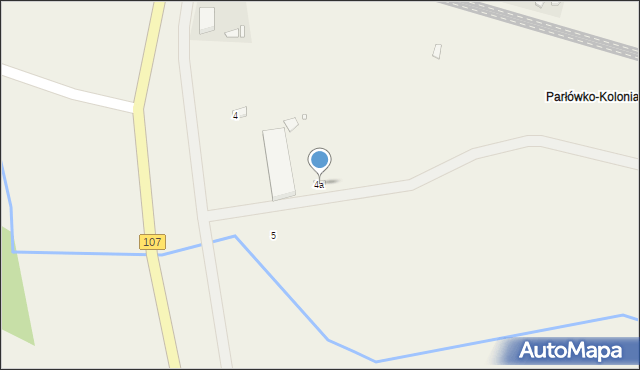 Parłówko, Parłówko, 4a, mapa Parłówko