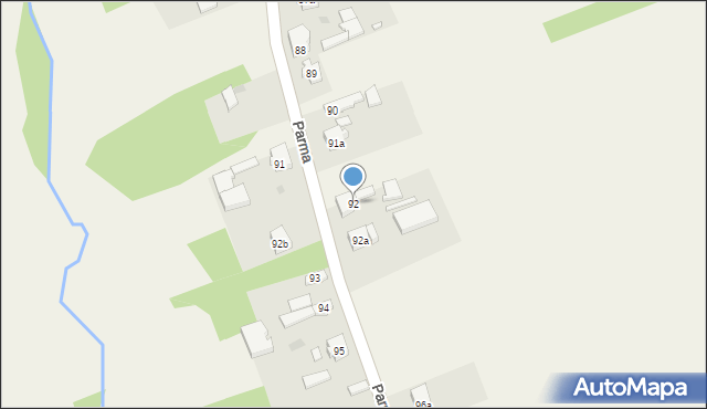 Parma, Parma, 92, mapa Parma