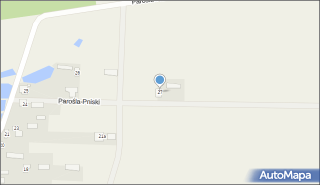 Parośla-Pniski, Parośla-Pniski, 27, mapa Parośla-Pniski