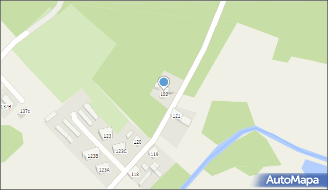 Parowa, Parowa, 122, mapa Parowa