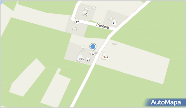 Parowa, Parowa, 92, mapa Parowa