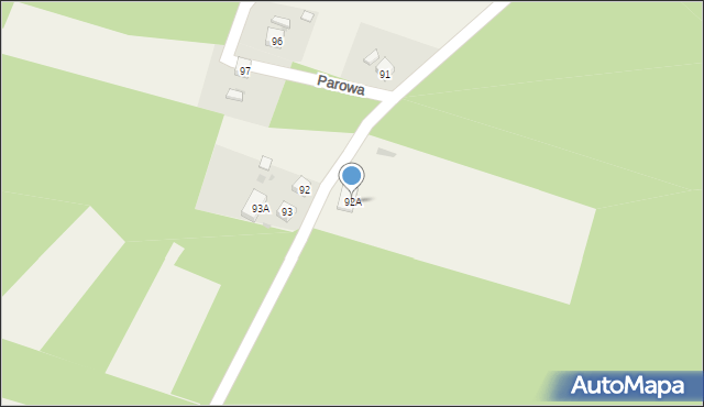 Parowa, Parowa, 92A, mapa Parowa