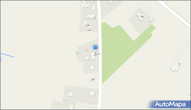 Parsęcko, Parsęcko, 10, mapa Parsęcko
