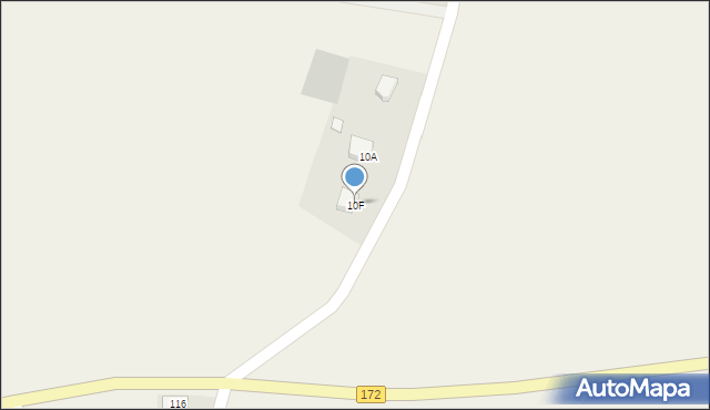 Parsęcko, Parsęcko, 10F, mapa Parsęcko