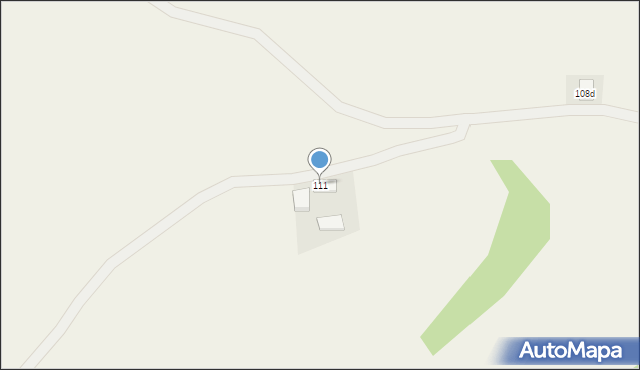 Parsęcko, Parsęcko, 111, mapa Parsęcko