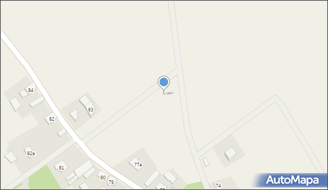 Parsęcko, Parsęcko, 74a, mapa Parsęcko