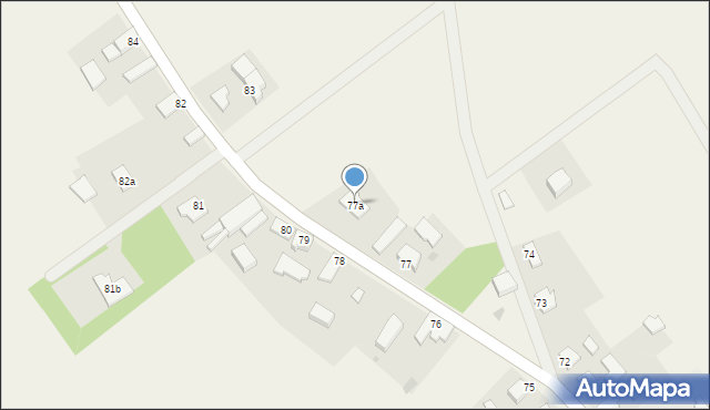 Parsęcko, Parsęcko, 77a, mapa Parsęcko