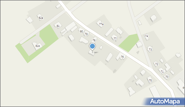 Parsęcko, Parsęcko, 78a, mapa Parsęcko
