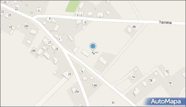 Parsęcko, Parsęcko, 7a, mapa Parsęcko