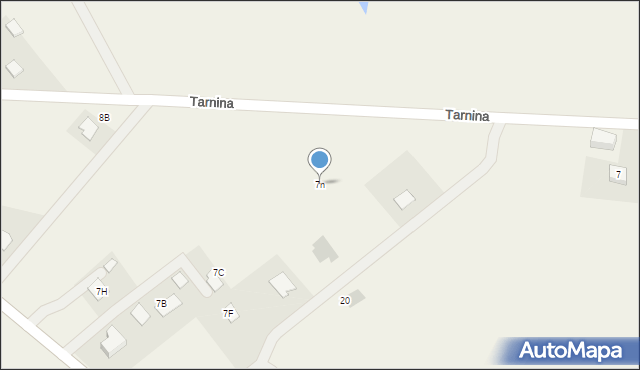 Parsęcko, Parsęcko, 7n, mapa Parsęcko