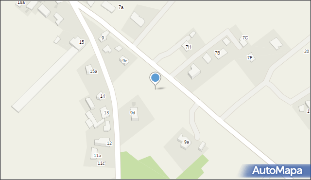 Parsęcko, Parsęcko, 9c, mapa Parsęcko