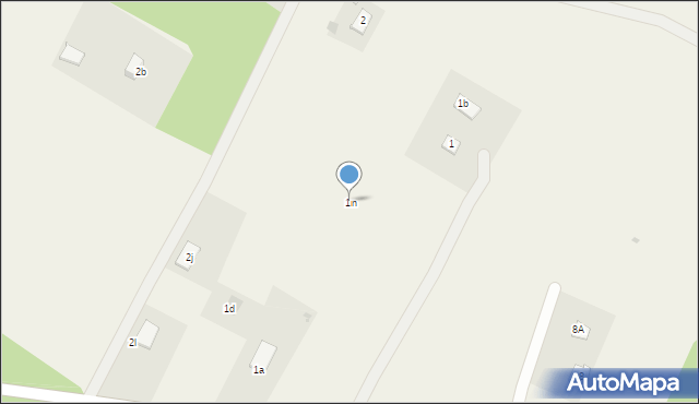 Parski, Parski, 1n, mapa Parski