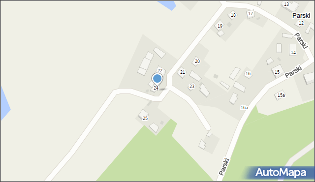 Parski, Parski, 34, mapa Parski