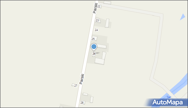 Parski, Parski, 26, mapa Parski