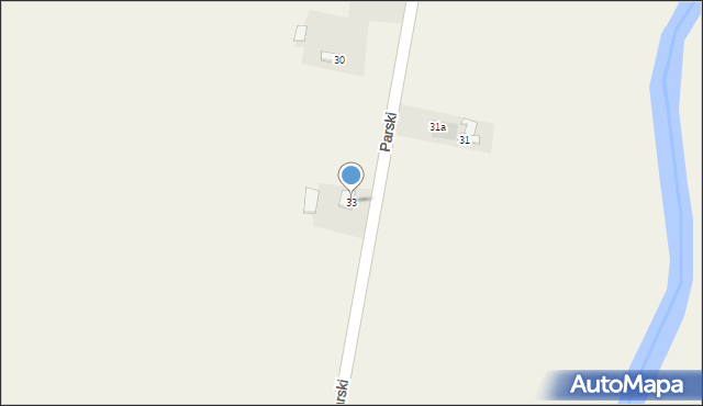Parski, Parski, 33, mapa Parski