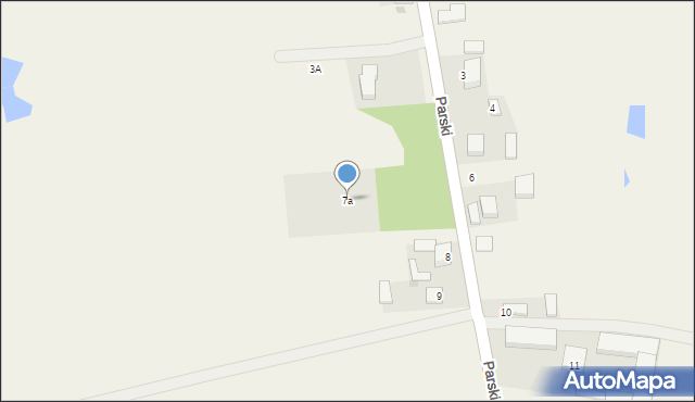 Parski, Parski, 7a, mapa Parski