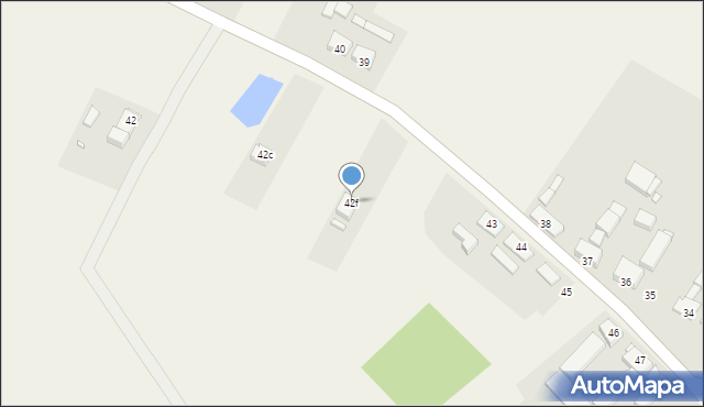 Parsów, Parsów, 42f, mapa Parsów