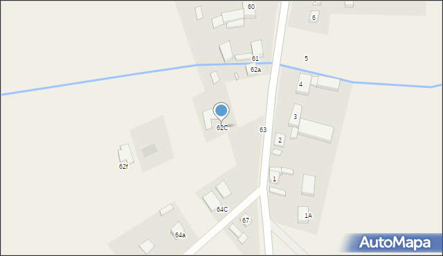 Parsów, Parsów, 62C, mapa Parsów