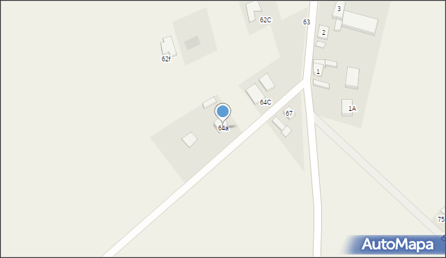 Parsów, Parsów, 64a, mapa Parsów
