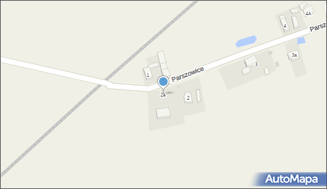 Parszowice, Parszowice, 2a, mapa Parszowice