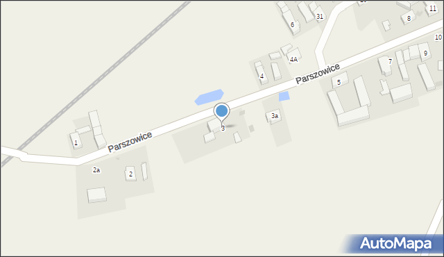 Parszowice, Parszowice, 3, mapa Parszowice