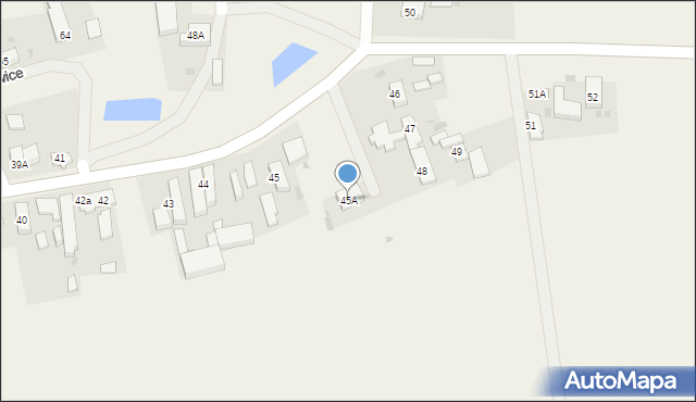 Parszowice, Parszowice, 45A, mapa Parszowice