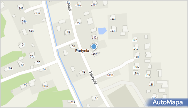 Partynia, Partynia, 145c, mapa Partynia
