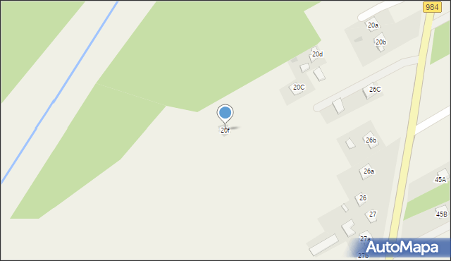 Partynia, Partynia, 20f, mapa Partynia