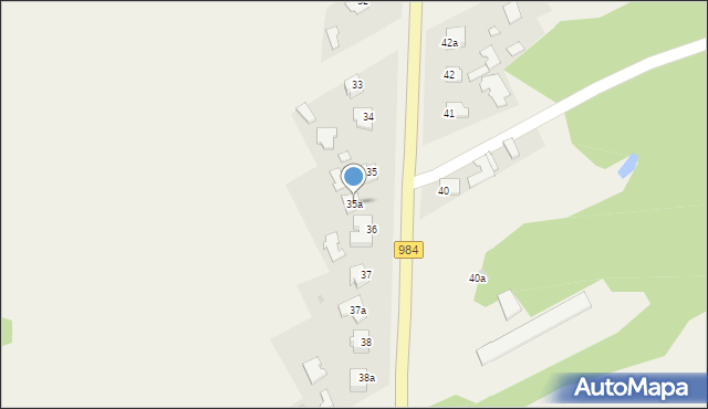 Partynia, Partynia, 35a, mapa Partynia