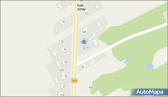 Partynia, Partynia, 41, mapa Partynia